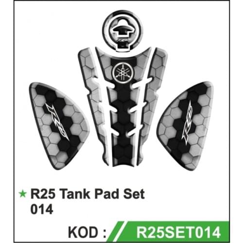 YAMAHA R25 TANK PAD SET 2014-2018 461281738