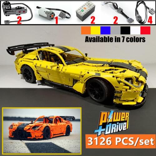 New Technology Series Viper ACR MOC-13655 double monster motor sports car Building Blocks Bricks diy toy Gift birthday christmas