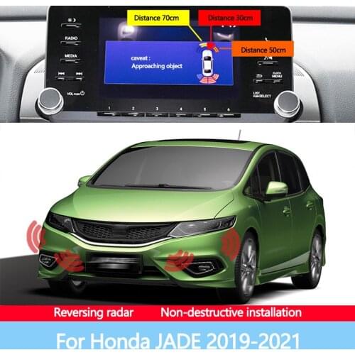 The Front And Rear Radar Blind Spot Warning Sound Indicator Of Car Reversing Image Is Suitable For Honda JADE 2019-2021