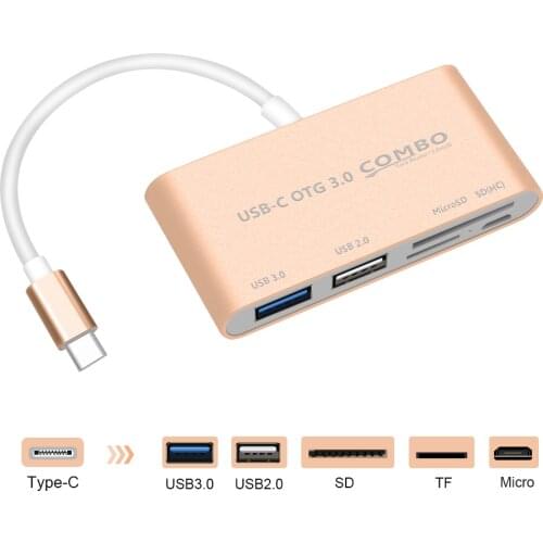 USB C HUB to Card Reader Adapter Type C to HDMI RJ45 Ethernet for Macbook Pro USB-c Type-c Splitter Multi Combo