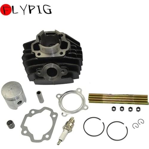 FLYPIG Cylinder Gasket Piston Ring Kit Top End for Yamaha PW 80 PW80 1983-2006 Bike Scooter Motor Engine