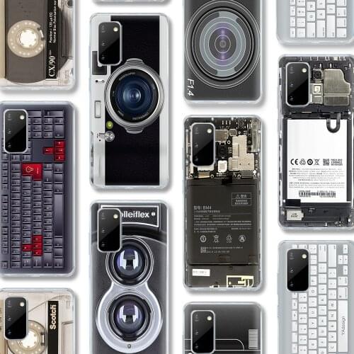 Retro Cold Cute Case For Samsung Galaxy A51 S21 A52 A50 S20 A72 S10 A71 A70 A12 A21S A32 S9 S8 S10e FE Note 10 20 Ultra Plus TPU