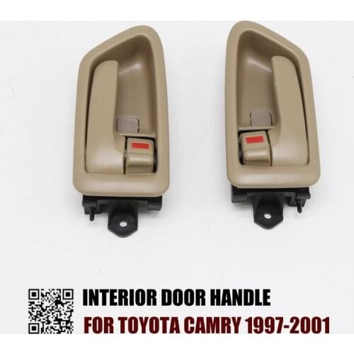 1PAIR INTERIOR DOOR HANDLE FOR TOYOTA CAMRY 1997-2001 RH69205-30120 69205-YC020 LH6906-30120 69206-YC020