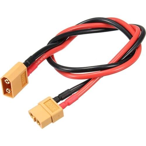 XT60 Female Plug To XT60 Male Plug Adapter Connector with 14AWG Silicone Wire 400mm Silicone cable