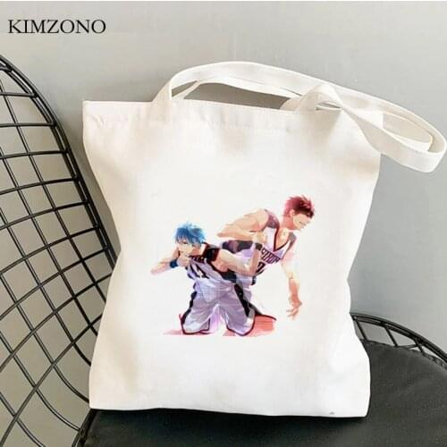 Kuroko No Basket shopping bag tote cotton shopper canvas bolsas de tela bag jute cloth bolsa compra woven cabas