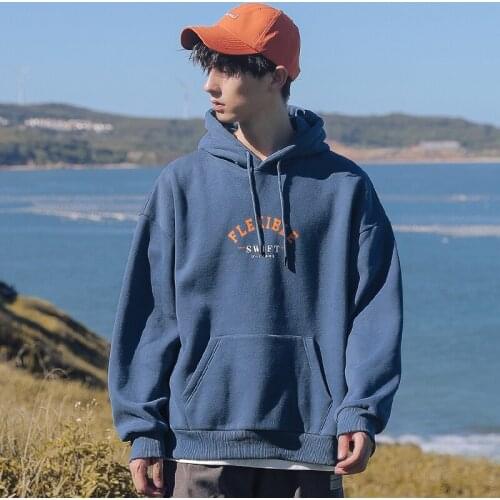 Hoodie Sweatshirts Men Korean Style Fashion Clothes Male Casual Japanese Tracksuit Black Cotton Sweat Tops Graphic Pullover Y2k