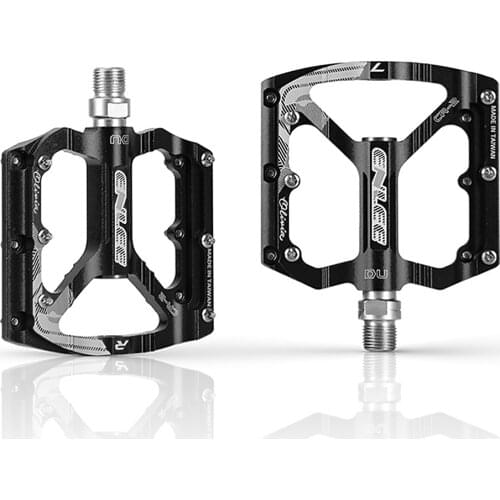 ENLEE Bike Pedals CNC Aluminium Alloy Flat Bicycle Platform Pedals Mountain Bike Cycling Pedals Lightweight Anti-skid mtb pedal