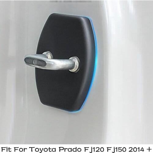 Lapetus Car Door Lock Buckle Protective Cover Kit Accessories For Toyota Prado Fj120 Fj150 2014 - 2020 Plastic
