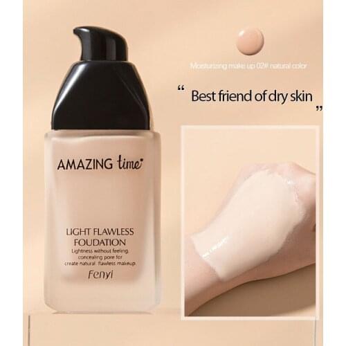 30ml Facial Liquid Foundation Cream Moisturizing Natural Base Makeup Concealer Liquid Foundation Woman Make Up Cosmetic TSLM1