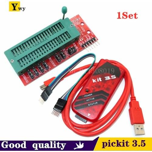 1set PICKIT3.5 Programmer + PIC ICD2 PICKit 2 PICKIT 3 Programming Adapter Universal Programmer Seat
