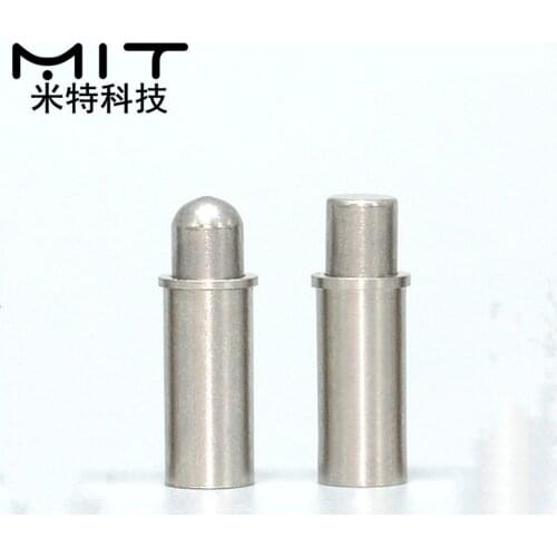 1Pc Spring Plungers With Collar and Pin Stainless Steel Telescopic Stop Stroke Knob Column Index Pins M1.5 M2 M3 M4 M5