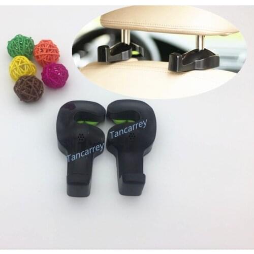 2pcs/lot Car Back Seat Headrest Hanger Holder Hook for kia sorento mercedes . benz asx hyundai accent ford mondeo Accessories