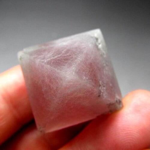 20g Perfect! Pink Octahedral Fluorite Crystal - crystals and stones healing Mineral specimen Home Decor feng shui decoration