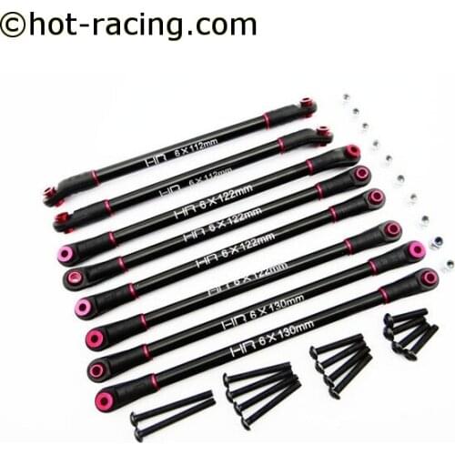 Aluminum 4-Link (Four Link) Set for 12.3in (313mm) Axial Scx10