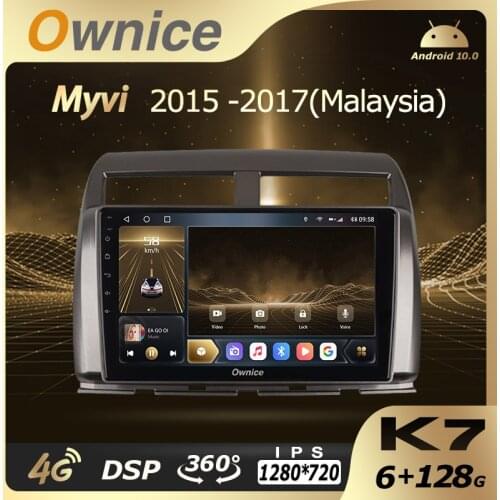 6G+128G Ownice Android 10.0 Car Multimedia Radio for MYVI 2015-2017 2 Din GPS Navi Audio unit 4G LTE 360 Quick Charge 1280*720