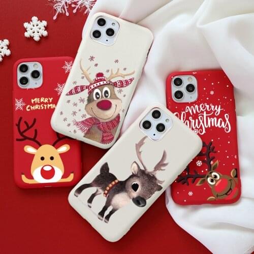 Merry Christmas Case For iPhone 12 11 Pro Max 12 Mini 6 6s Plus Silicone Cover For iPhone 12ProMax 11ProMax 6Plus 11Pro Bumper