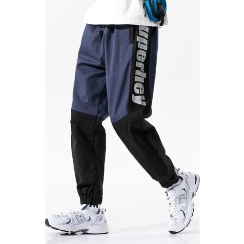 100% cotton Joggers Men Cargo Pants Streetwear 2021 Hip Hop Casual Pockets Track Pants Male Harajuku Fashion Trousers