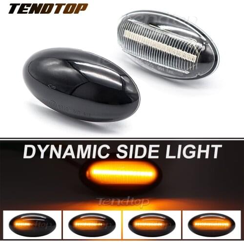 LED Side Marker Lights Flowing Lamp For Peugeot 206 107 307 407 Partner Citroen Expert Citroen Berlingo Xsara Elysee Jumpy C3 C5