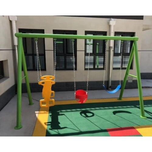 Outdoor baby swing chair playground childrens plastic slide garden toys seat kids monkey bars set children child swing nest Q19