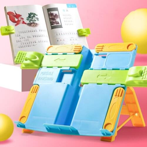 Childrens Reading Bookshelf, Primary School Students Reading Racks, Simple Book Holders,Multifunction Reading Aids