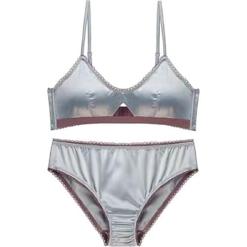 Seamless Bra Set for Women Underwear Push Up Lingerie Wire Free Bra and Panty Sets Comfortable Intimates Female Bra Suit 2021New