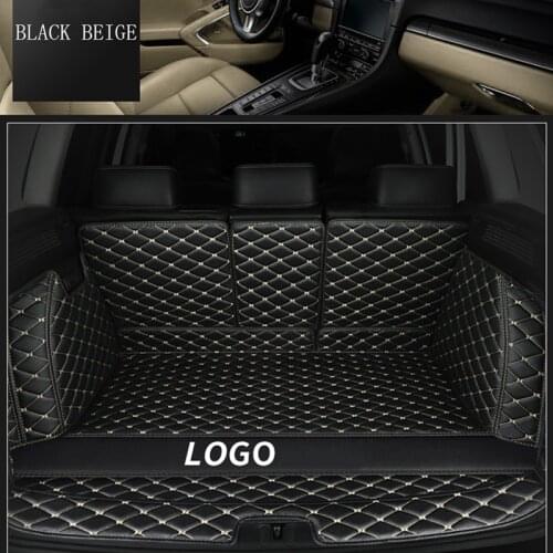 Full Coverage LOGO Car Trunk Mats for Buick Enclave Cascada Encore Lacrosse Excelle Regal TourX GL8 Car Accessories Car Mats