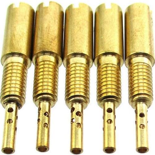 5pcs Motorcycle Carburetor Pilot Slow Jet #30-32.5-35-37.5-40 Accessories For Mikuni Carb HS HSR VM28/486