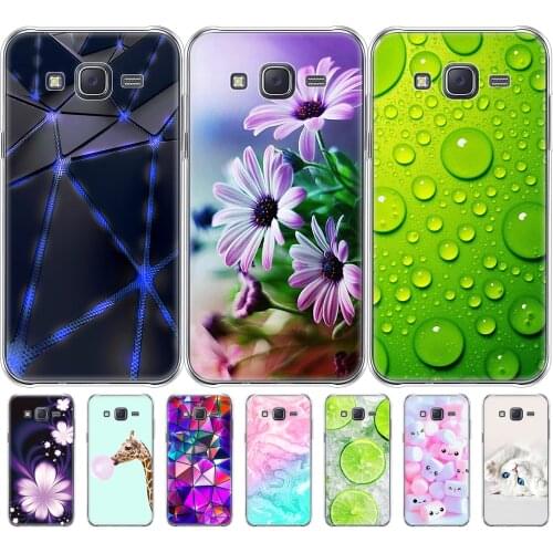 Soft TPU Case For Samsung Galaxy J5 SM-J500F silicon Phone Case for Samsung J5 2015 back cover 360 full protective coque