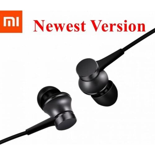 Original Xiaomi Earphone Mi Piston 3 Fresh Version In-Ear with Mic Wire Control for mobile phone xiaomi telephone headset