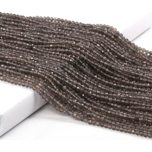 Small Beads Natural Stone Beads Ice Obsidian 2 3mm Section Loose Beads for Jewelry Making Necklace DIY Bracelet Accessories