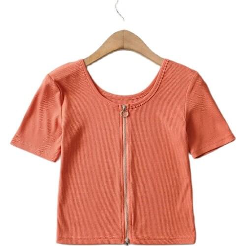 JC·KILIG 2021 Summer New French Cardigan T-Shirt CT1005