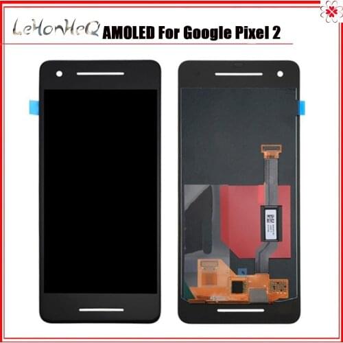 Tested Amoled 5.0" For Google Pixel 2 Lcd Display Screen Touch Digitizer Assembly Replacement Parts for pixel2 lcd