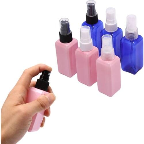 50 Ml Empty Makeup Setting Spray Pump Plastic Bottle Perfume Cosmetic PET Bottle Container