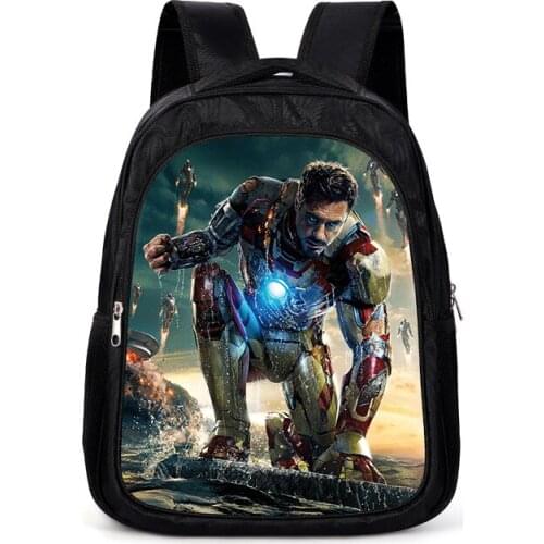 Marvel Backpacks The Avengers Super Heroes New School Bag 3D Children Boys Primary School Cartoon Backpack Mens Backpack Gifts