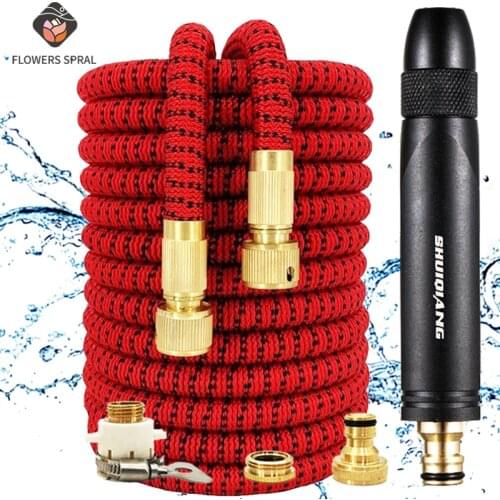 High Car Wash Sprayer Hose Garden Watering Lawn Watering High Pressure Hose For Watering Extendable Hose Sprinkler Home-Garden