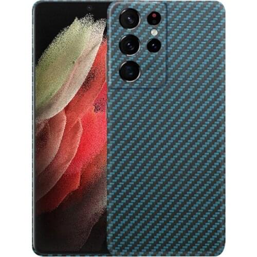 Pure Carbon Fiber Ultra-Thin Mobile Phone Case Shell For Samsung S21 Ultra Shockproof Anti-Drop Full Cover Colorful Choose