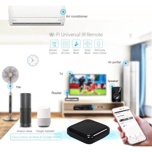 Tuya Smart Wifi Remote Control Universal Infrared IR Control Works With Amz Alexa Google Home For TV Air Conditioner Smart Home
