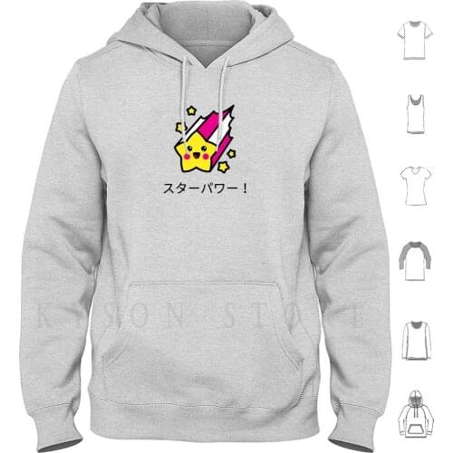 Japanese Cartoon Star Hoodies Long Sleeve Cartoon Digitalart Sketch Anime Artist Comic Animation