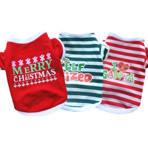 Winter Pet Clothes Dog Christmas Clothing For Dogs Coat Warm Cotton Dog Clothes Puppy Pet Outfit For Dogs Cats Chihuahua Yorkie