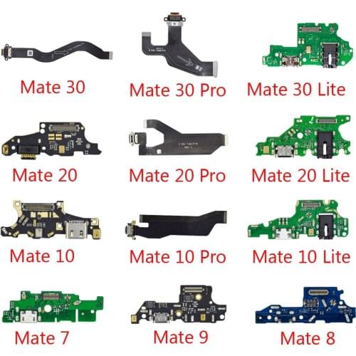 1pcs Charging Data Flex Cable For Huawei Mate 10 20 Lite 10 20 Pro USB Charger Port USB Dock Connector Replacement Parts