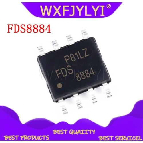 10pcs/lot FDS8884 8884 SOP8 MOS tube new