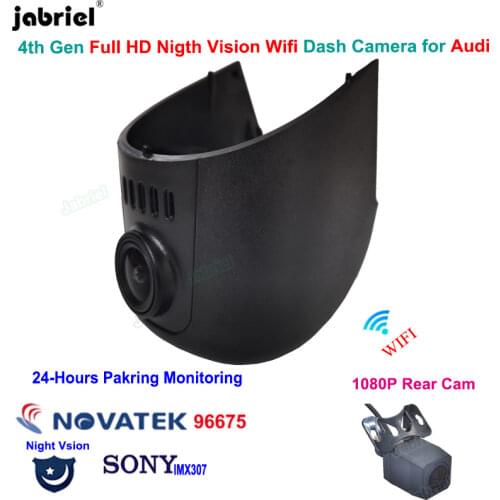 Full HD Wifi car dvr dash cam cameras for audi a1 a3 a4 a5 a6 a7 a8 q3 q5 q7 rs3 rs4 rs5 rs7 tt b5 b6 b7 b8 b9 8v c5 c6 c7 8p