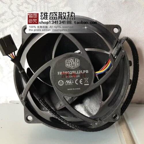For Cool Supreme Fa09025h12lpb 12v 0.15a 9cm round Frame Mute 4-Wire Cooling Fan