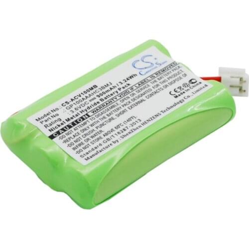 Cameron Sino 900mAh battery for AUDIOLINE Baby Care V100 G10221GC001474 GP100AAAHC3BMJ BabyPhone Battery