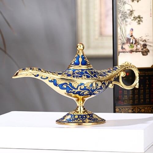 Arab Mythology "One Thousand and One Nights" Magic Lamp Retro Toys Home Decoration Ornaments Stage Props