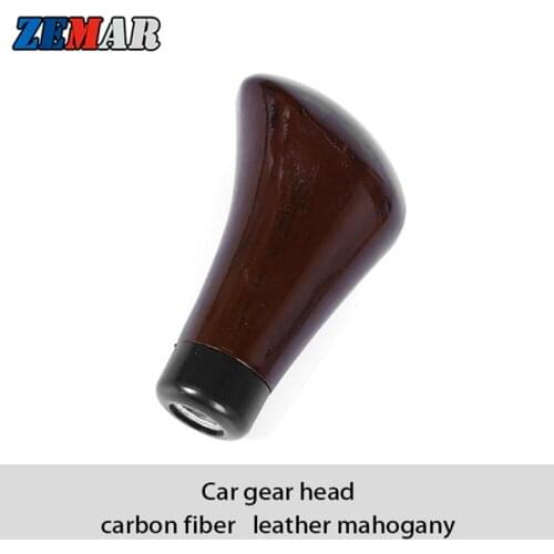 Car Styling Gear Knob Shift Lever Carbon Fiber Cover for Volkswagen VW Polo 6r 9n T5 T4 golf 4 5 7 mk4 mk5 mk6 mk7 mk3 caddy t5