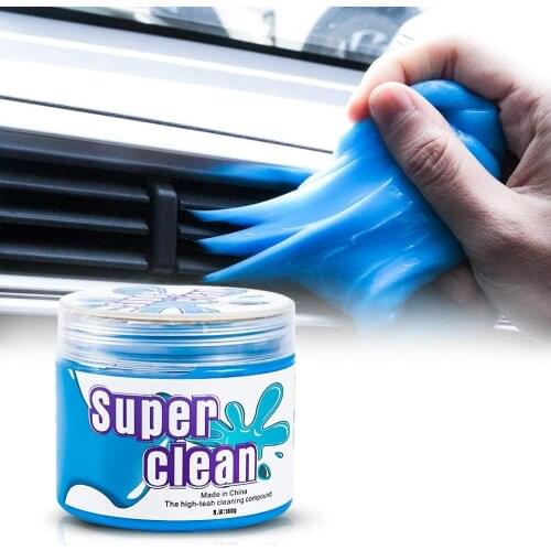Car Interior Dashboard Cleaning Slime Gel Dust Remover Air Vent Gap Home Keyboard Gap Corner Cleaner Wash Mud 160g/Can