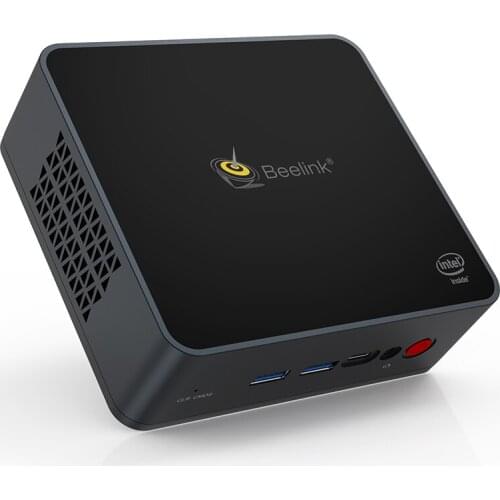 DHL 1pc Beelink Gemini GK55 Mini PC Intel Celeron J4125 Win10 8G 128G/256G ROM USB3.0 RJ45 BT4.0 Dual WIFI 2.4G+5.8G Dual HDMI
