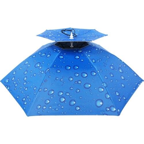 77CM Head Umbrella Anti-UV Anti-Rain Outdoor Travel Women Fishing Umbrella Portable Three-Folding Umbrella For Men
