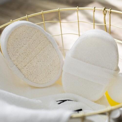 Unisex Exfoliating Loofah Sponge Pads Natural Luffa Material Loofah Sponge for Bath Shower and Spa LX8897